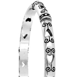 BRIGHTON SHOT THRU THE HEART BANGLE BRACELET NWOT
